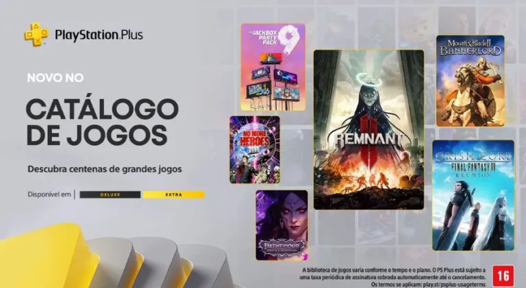 PS Plus Extra e Deluxe: conheça os games de julho de 2024