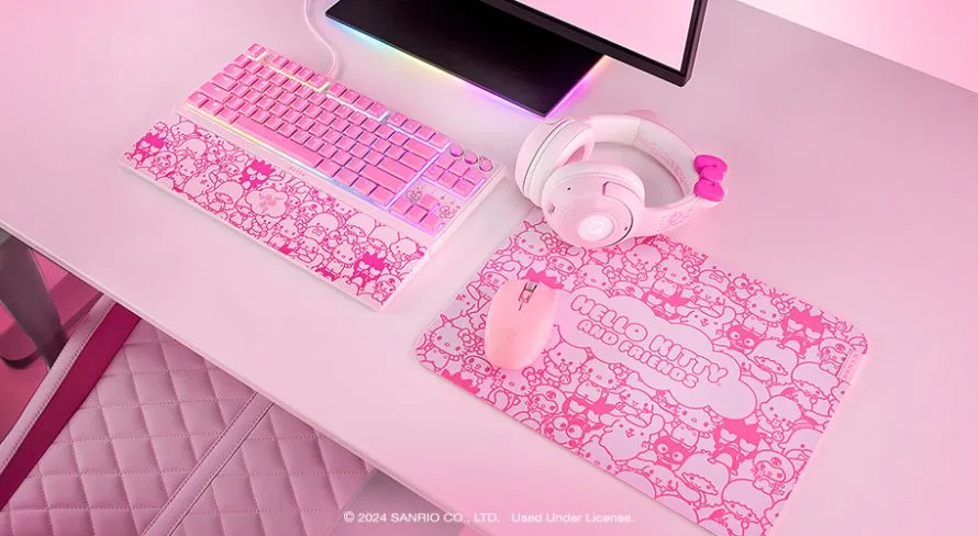 Razer celebra 50 Anos de Hello Kitty com novos periféricos gamer