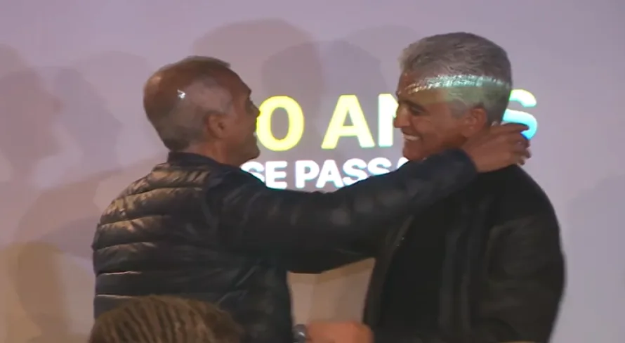 Romário se reconcilia com Bebeto e se declara: “Eu te amo”