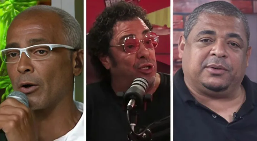 Romário, Casagrande e Vampeta elegem melhores jogadores brasileiros da história