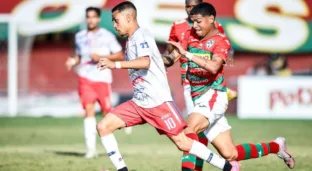 União Suzano foi goleado pela Portuguesa por 4 a 1, com transmissão da TV Cultura (Reprodução/Instagram União Suzano)