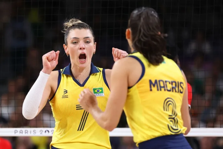 Brasil estreia no vôlei feminino com vitória segura sobre o Quênia