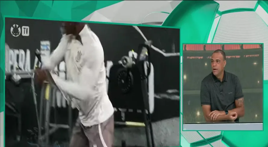 Denílson elege jogador “corajoso” do Corinthians: “Algo positivo