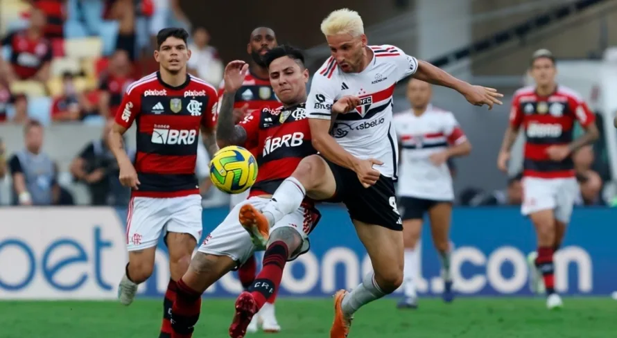 Denílson, Cicinho e Sormani cravam placar de SPFC x Flamengo hoje