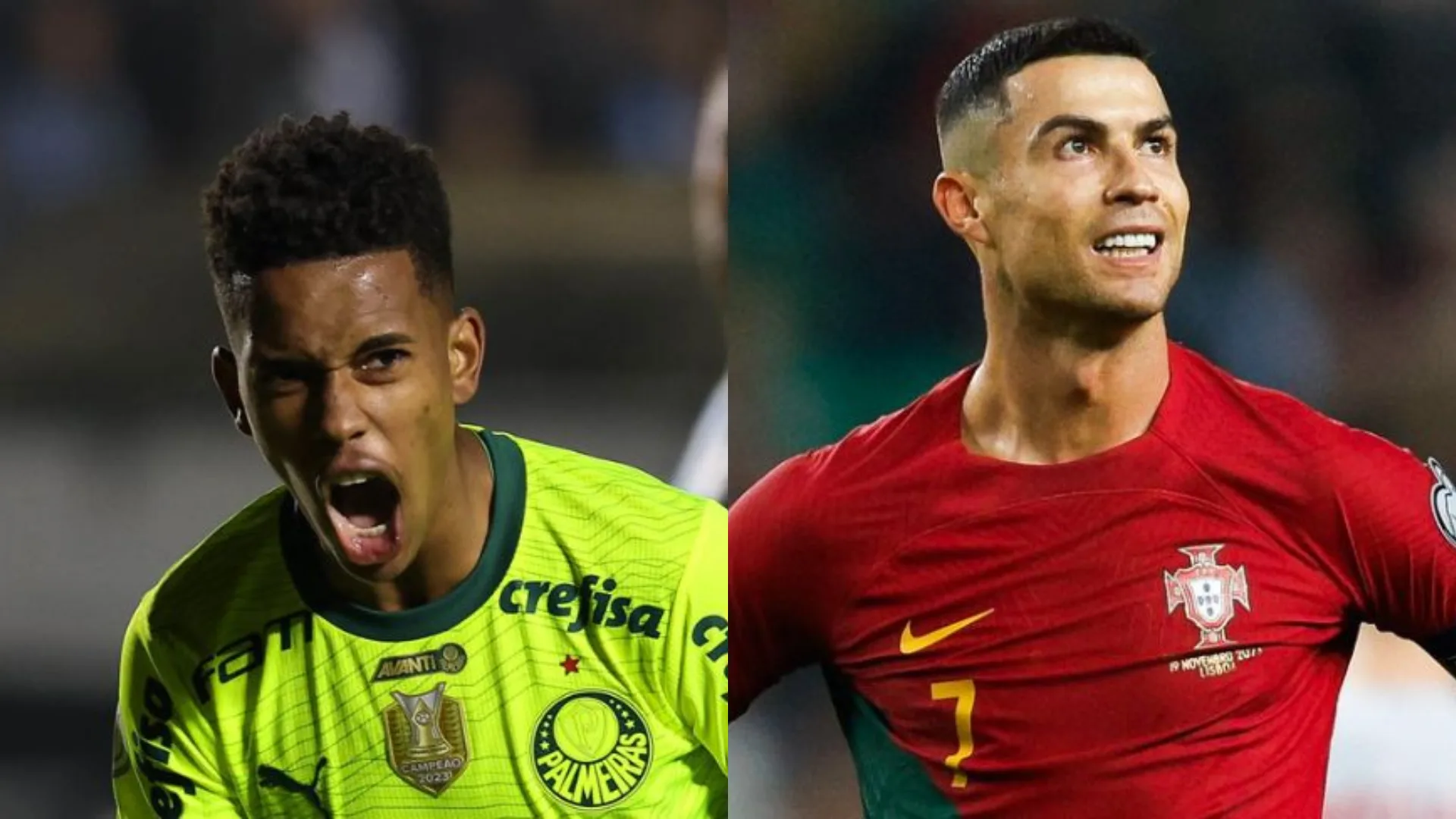 Estêvão, do Palmeiras, é comparado a Cristiano Ronaldo: “Muito parecido”