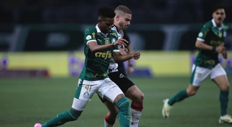 Palmeiras trabalha para que Estêvão esteja 100% para o jogo de volta contra o Botafogo pela Libertadores