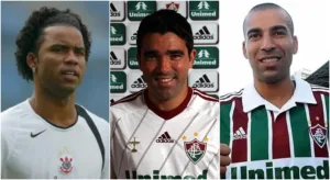 Edmundo, Sheik e mais: relembre nomes que jogaram por Fluminense e Corinthians