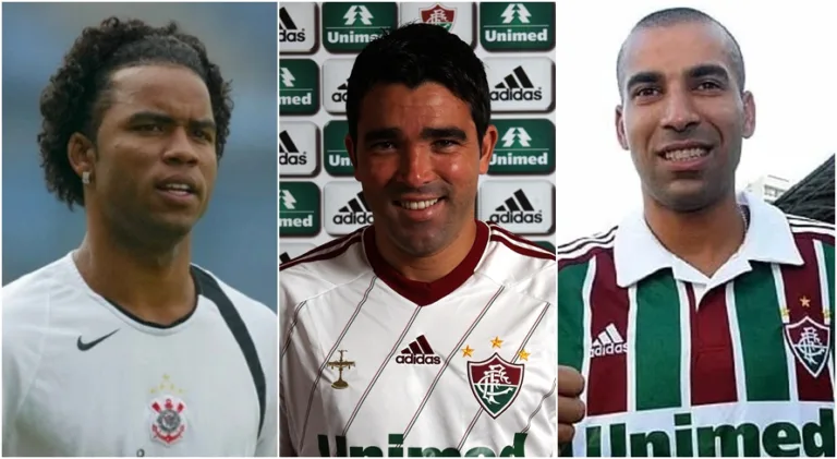 Edmundo, Sheik e mais: relembre nomes que jogaram por Fluminense e Corinthians