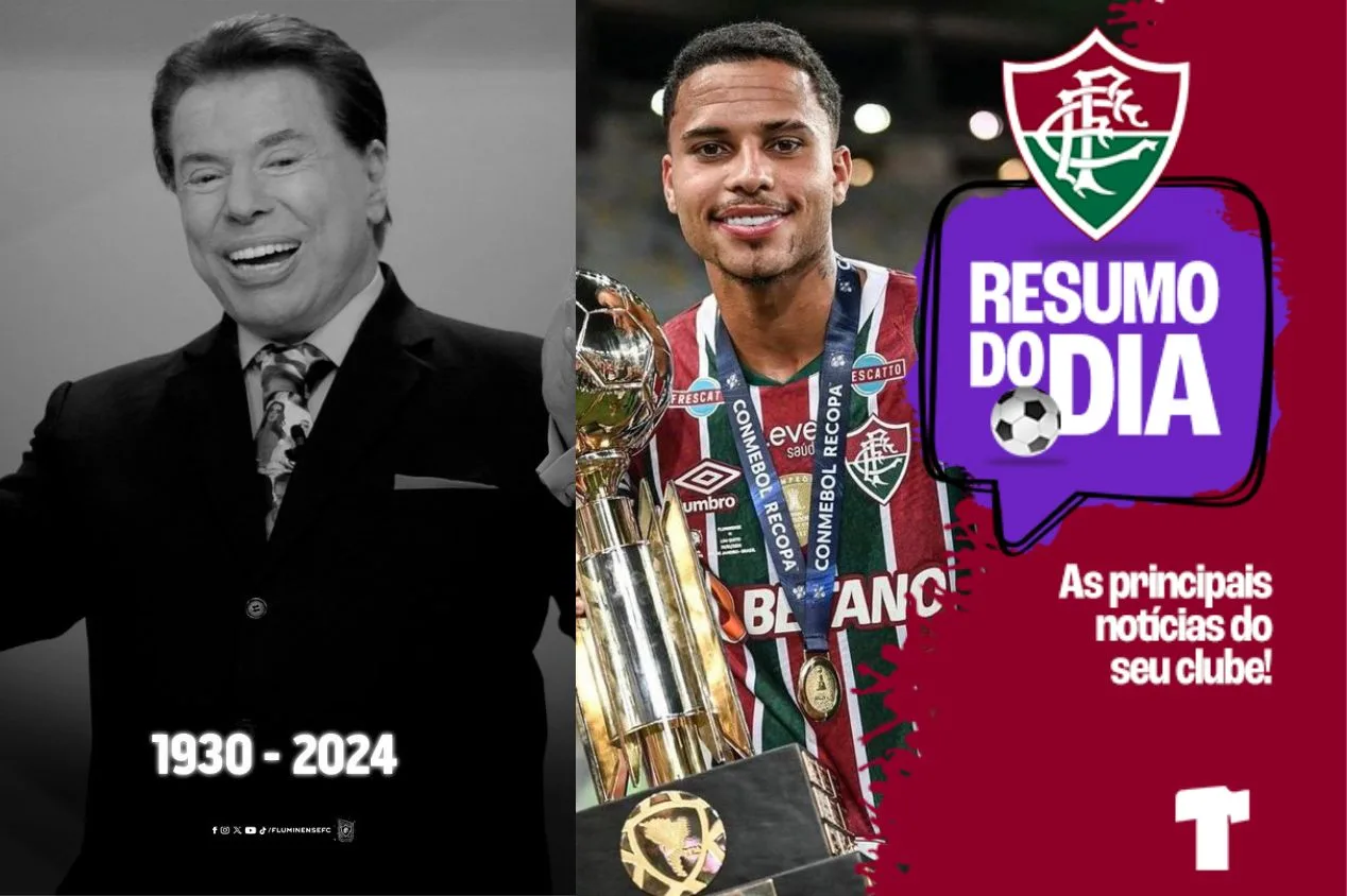 Fluminense hoje (17/08): Silvio Santos tricolor, Alexsander de saída e mais