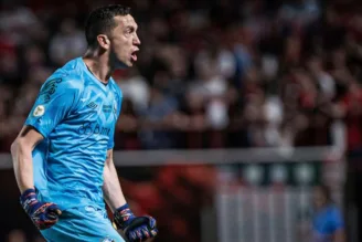 Marchesín em campo pelo Grêmio