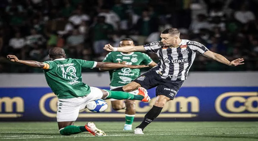 Guarani busca o empate contra o Santos no Brasileirão Série B