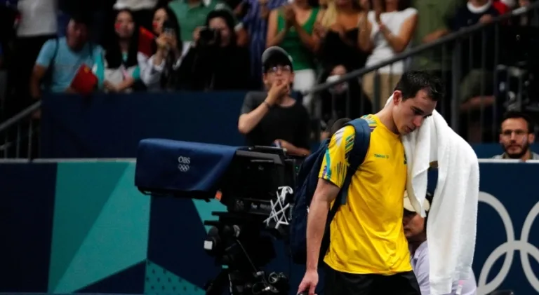 Olimpíadas: Hugo Calderano perde, mas planeja recuperação no tênis de mesa