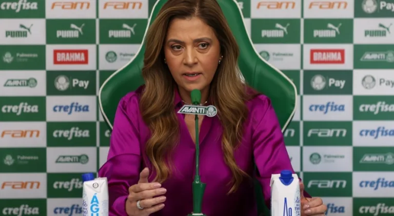 Leila Pereira manda recado após Palmeiras x Botafogo na Libertadores