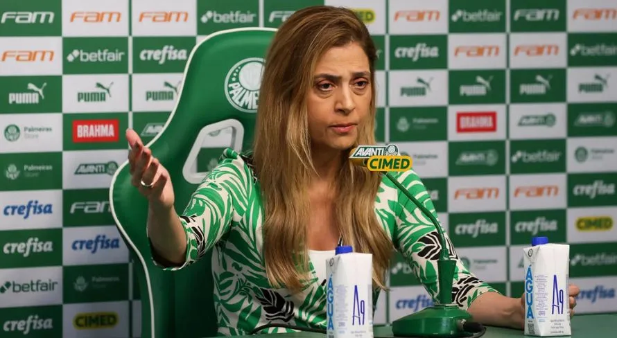 Leila Pereira se manifesta após queda do Palmeiras na Copa do Brasil