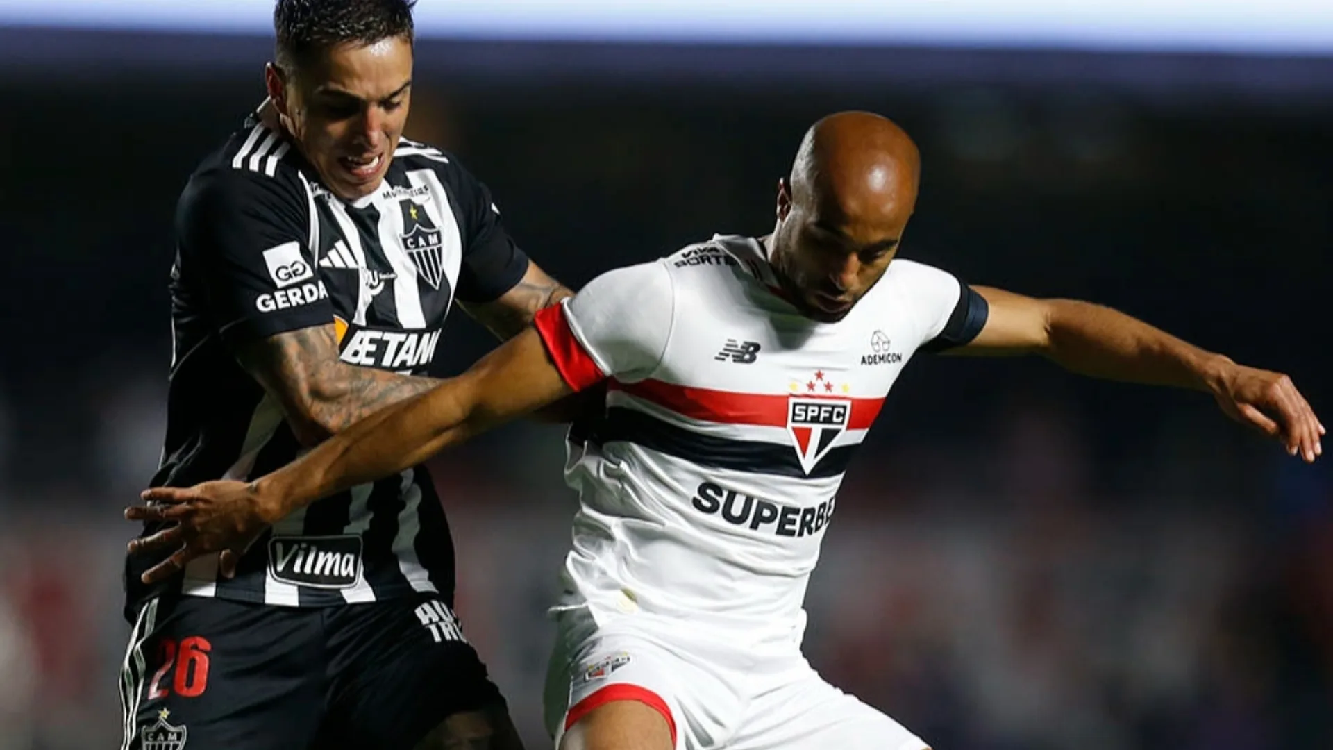 Lucas Moura manda recado após SPFC x Atlético na Copa do Brasil