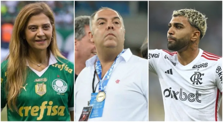 Marcos Braz, do Flamengo, fala sobre abraço de Gabigol na presidente do Palmeiras: “Ele é muito educado”