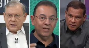 Milton Neves, Flávio Prado e Müller cravam eliminados na Libertadores