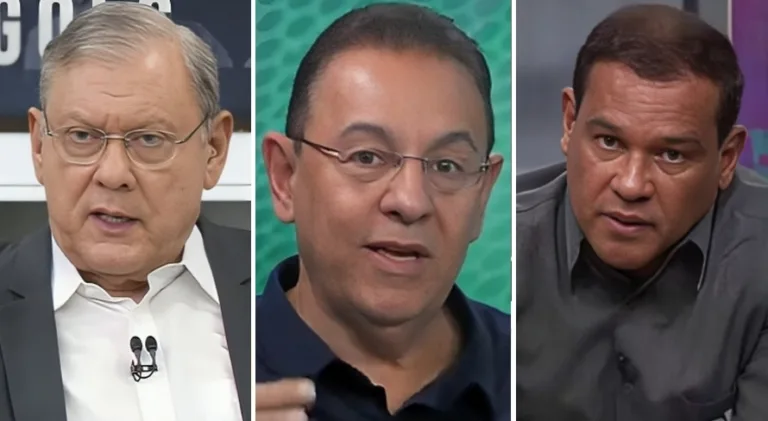 Milton Neves, Flávio Prado e Müller cravam eliminados na Libertadores