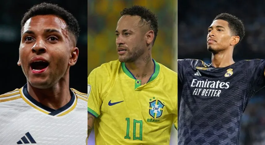 Neymar, Rodrygo e Bellingham elegem o melhor jogador do mundo hoje