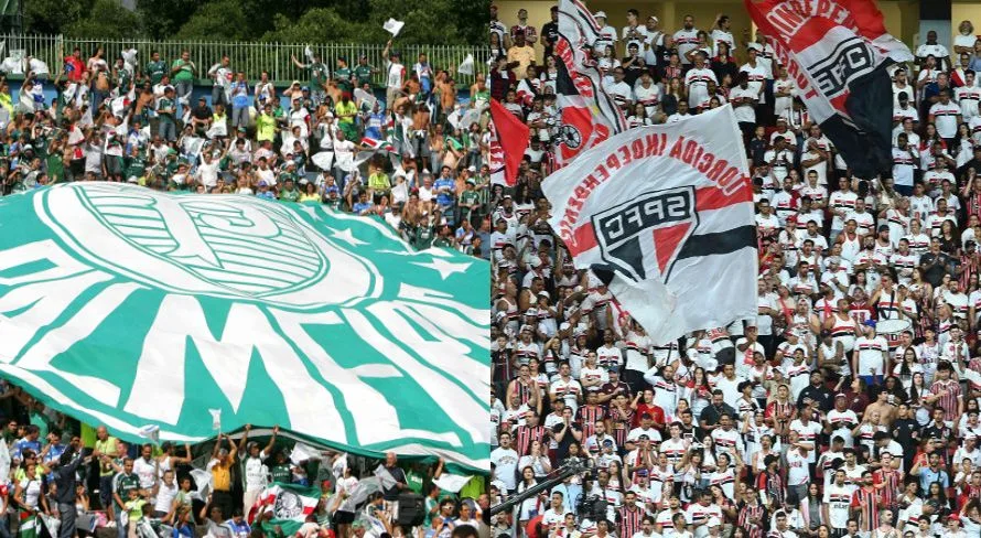 Torcedores do Palmeiras, SPFC, Vasco e Grêmio elegem os maiores clubes do Brasil