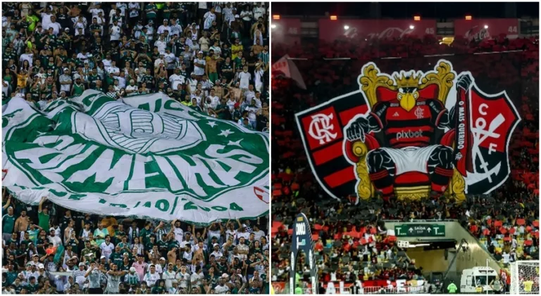 Torcedores de Palmeiras e Flamengo têm disputa também nas redes sociais; entenda