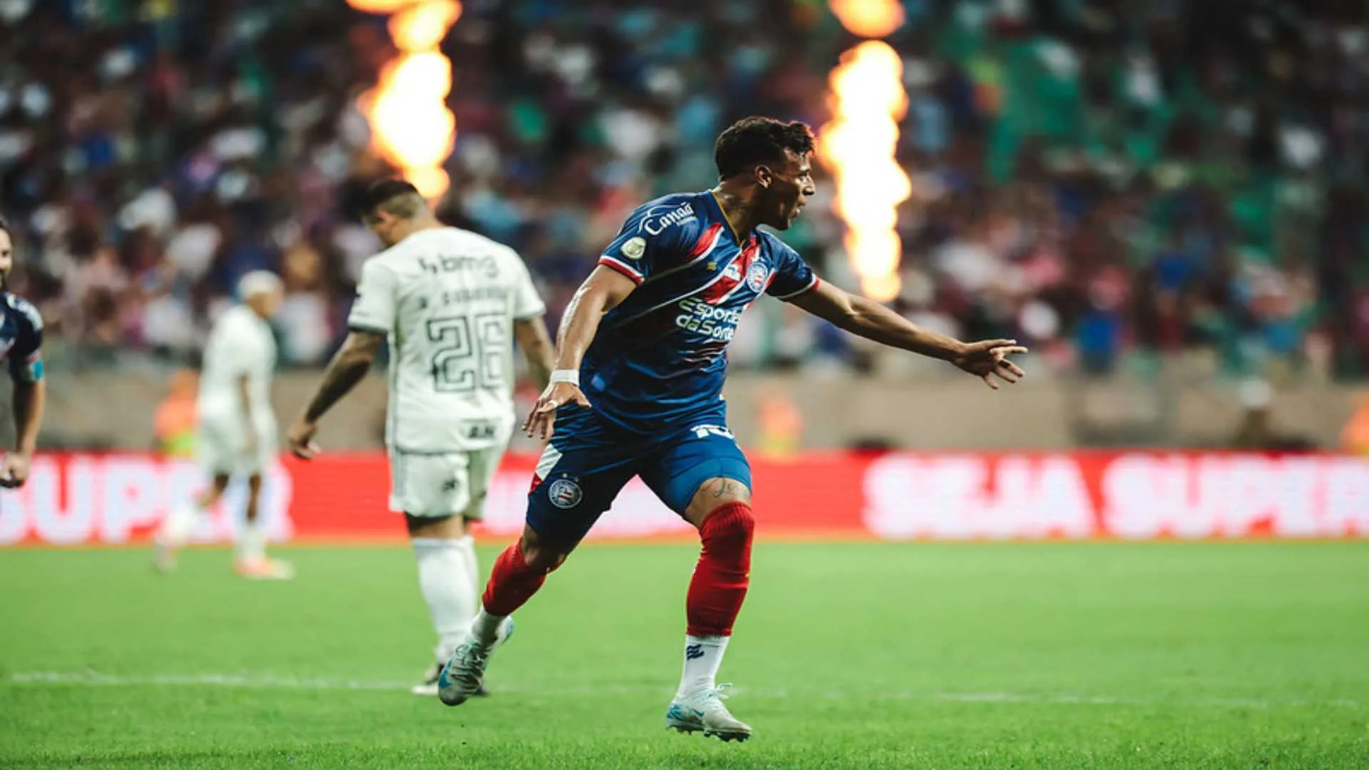 Com amplo domínio, Bahia bate o Atlético-MG e entra para o G6 do Brasileirão