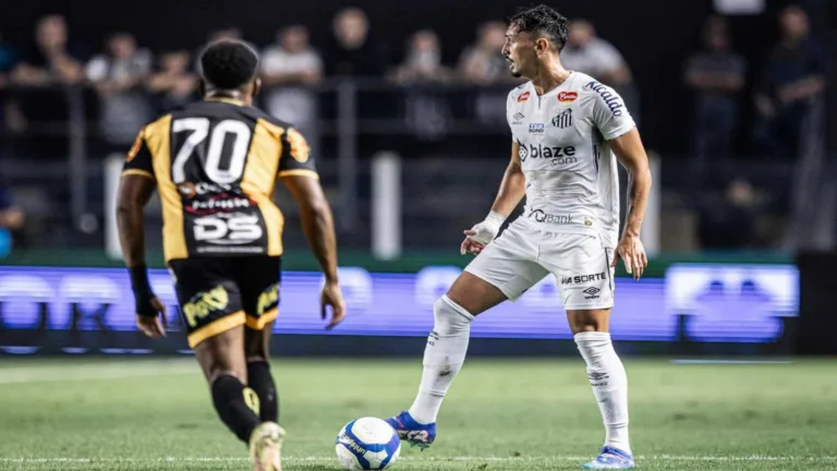 Santos e Novorizontino empatam na disputa pela liderança do Brasileirão Série B
