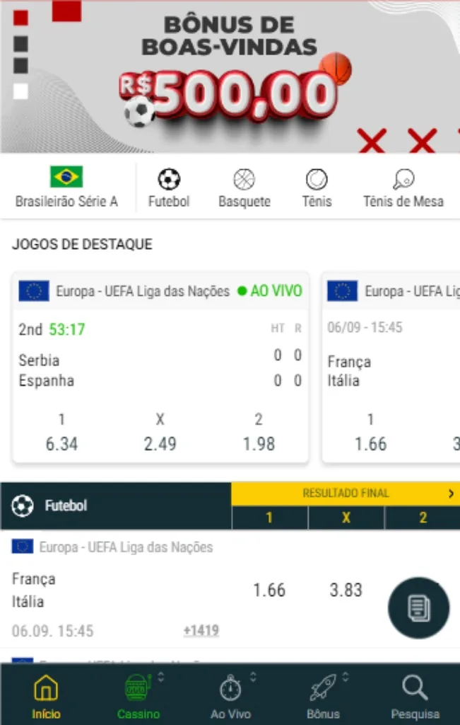 Aplicativo Meridianbet Qual é o app da Meridianbet