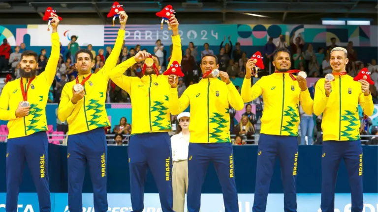 Paralimpíadas: Brasil bate China e fatura bronze no goalball masculino