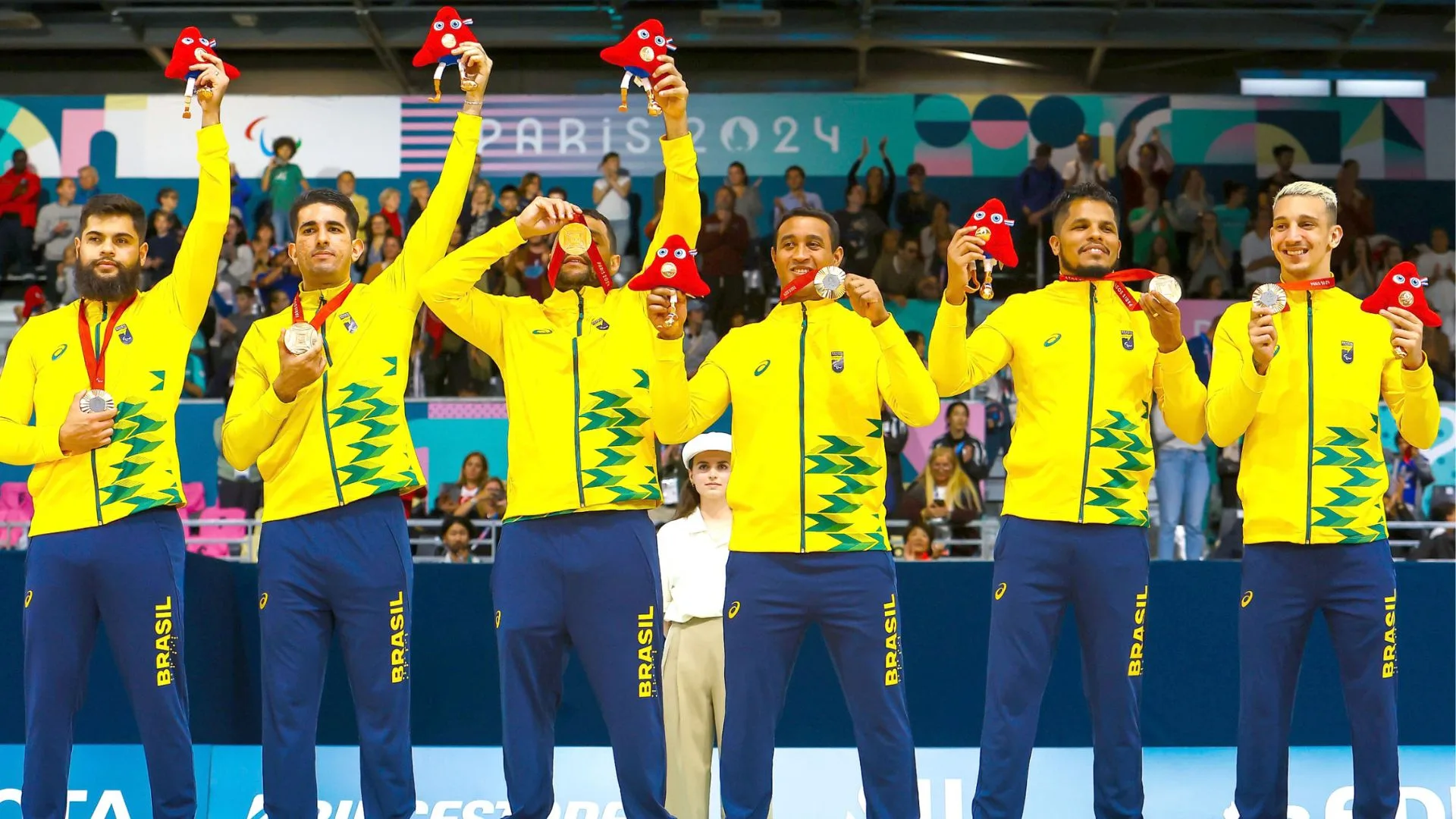 Paralimpíadas: Brasil bate China e fatura bronze no goalball masculino