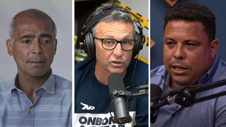 Craque Neto polemiza e crava melhor entre Romário e Ronaldo: “Muito melhor”