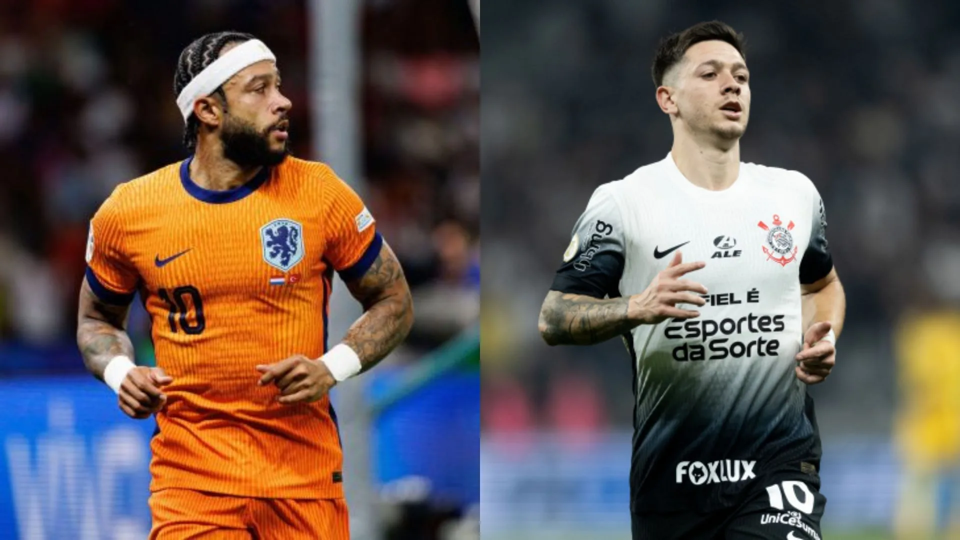 Depay e Garro, do Corinthians, revelam seus ídolos no futebol