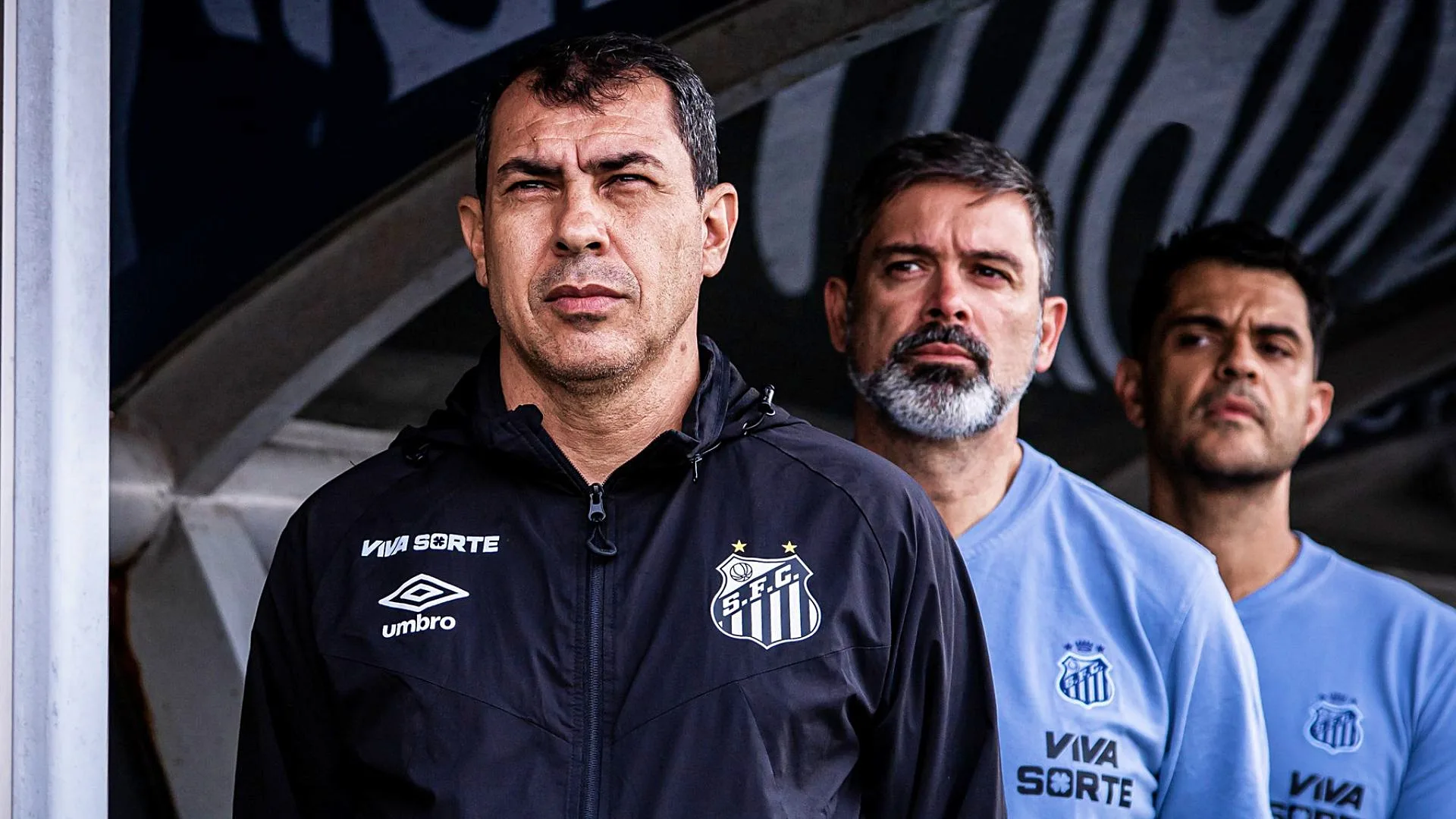 Carille indica culpa do gramado por atuação do Santos contra o Brusque e abre o jogo sobre pressão no Brasileirão Série B