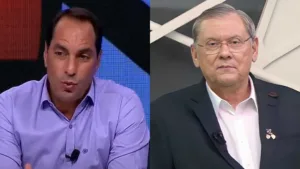 Edmundo e Milton Neves antecipam resultado de Flamengo x Vasco