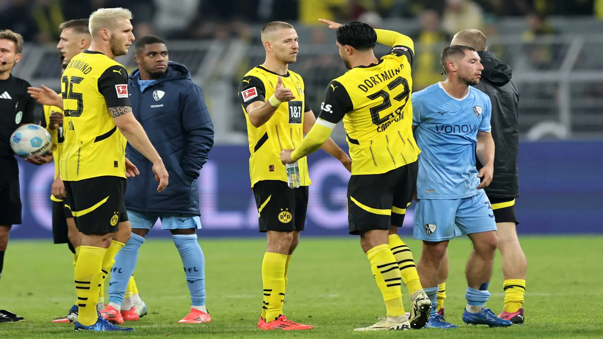 Borussia Dortmund leva susto, mas busca a vitória contra o Bochum na Bundesliga