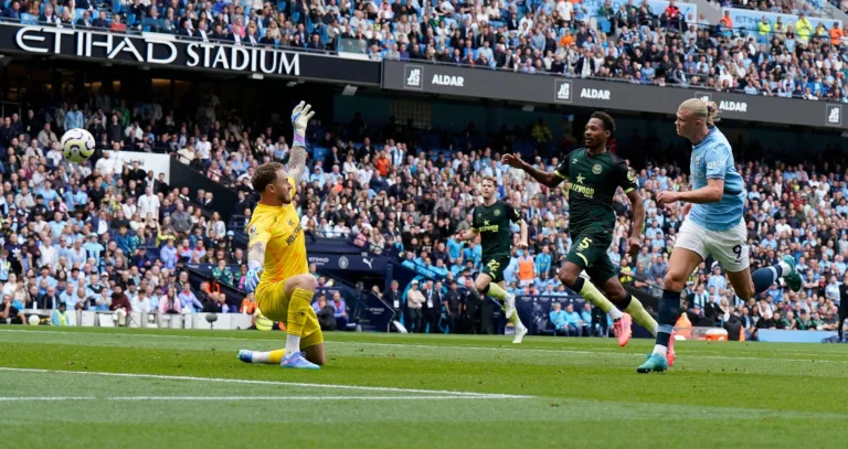 Manchester City vence o Brentford em jogo bastante disputado