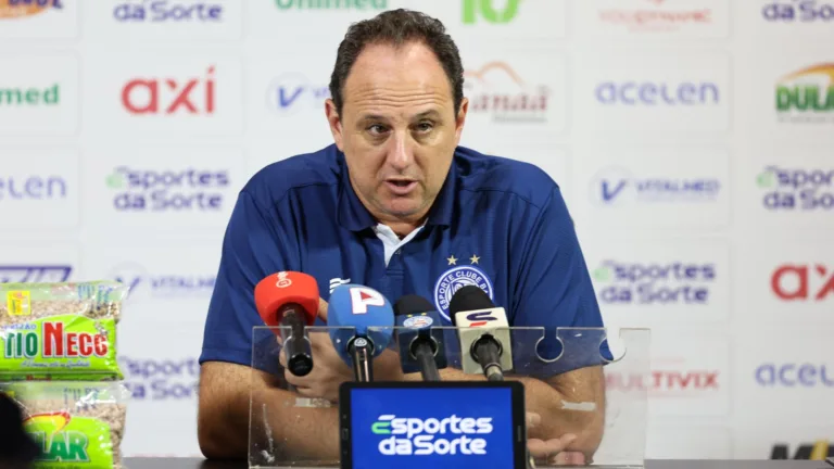 Rogério Ceni, do Bahia, banca time que “renasceu” no Brasil hoje