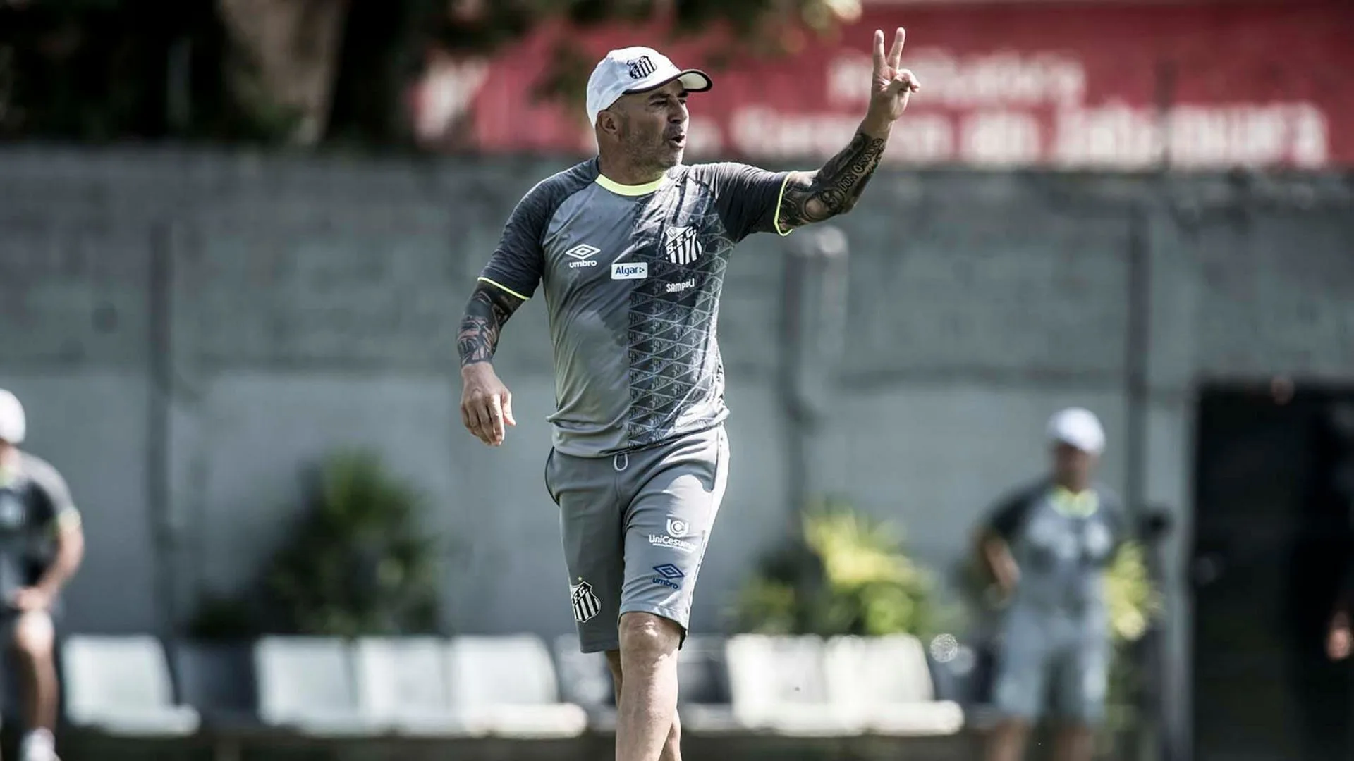Sampaoli no Santos em 2019