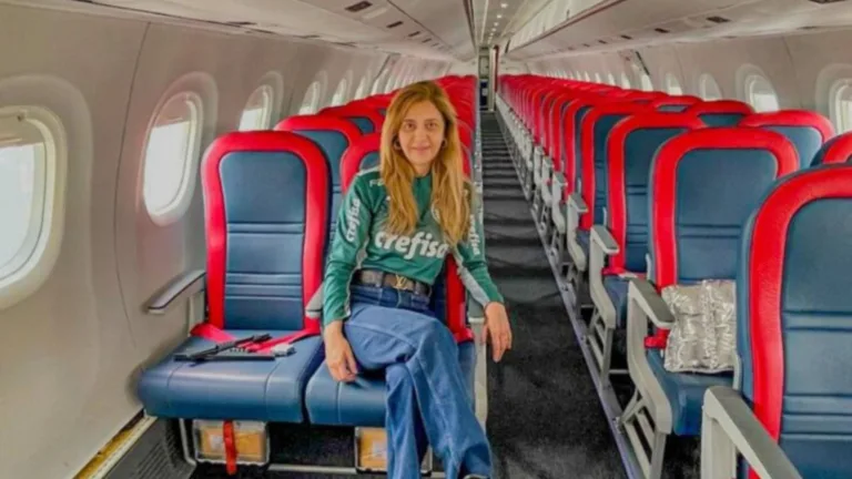 Presidente do Palmeiras é cobrada pela ANAC por empréstimo de avião ao Vasco