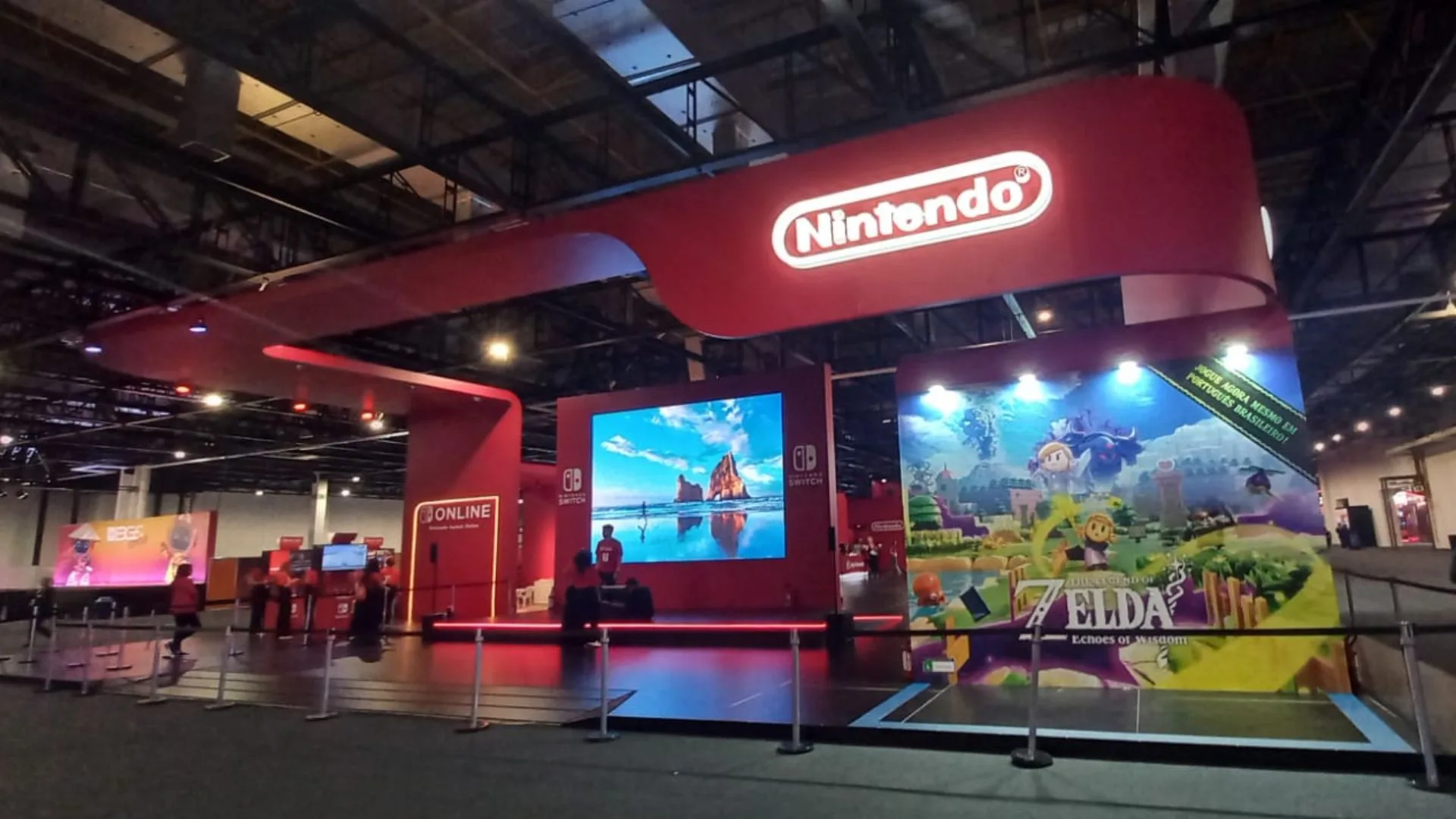 BGS 2024: Nintendo une lançamentos, brindes e diversão em estande