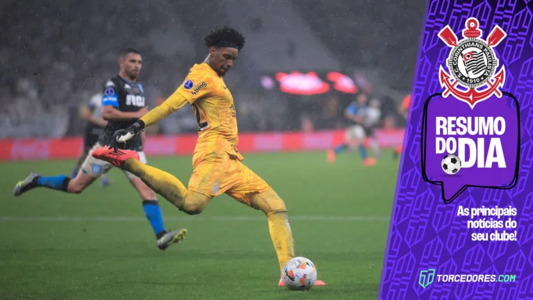 Corinthians hoje (25/10): empate na Sul-Americana, “final” com Cuiabá e mais