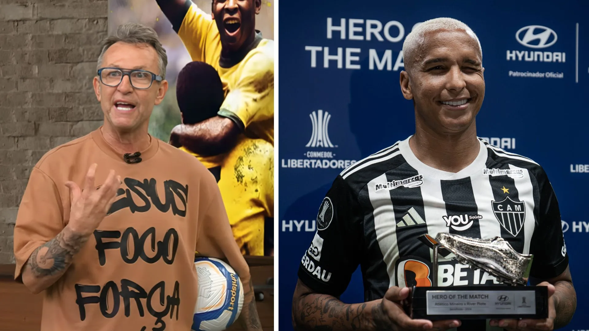 Craque Neto surpreende e manda recado para Deyverson, do Atlético-MG