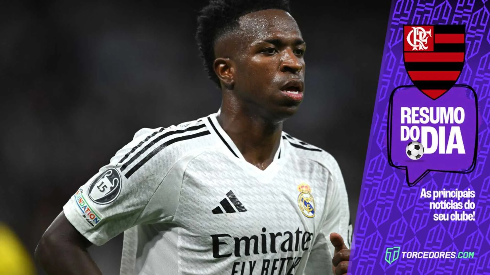 Flamengo hoje (22/10): recado de Vinicius Júnior,  lesão de titular e mais