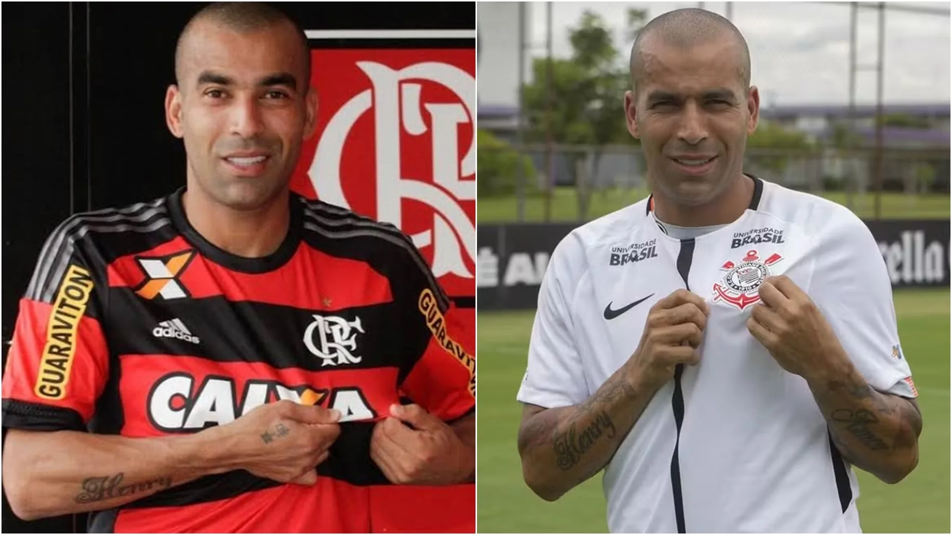 Emerson Sheik fala sobre semelhança dos torcedores de Corinthians e Flamengo