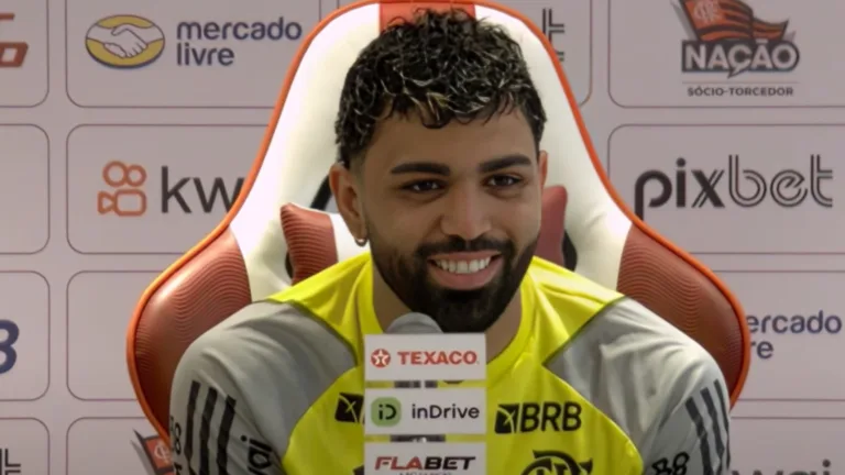 Torcedor mirim do Flamengo põe Gabigol em saia justa e atacante responde: “Boa pergunta”
