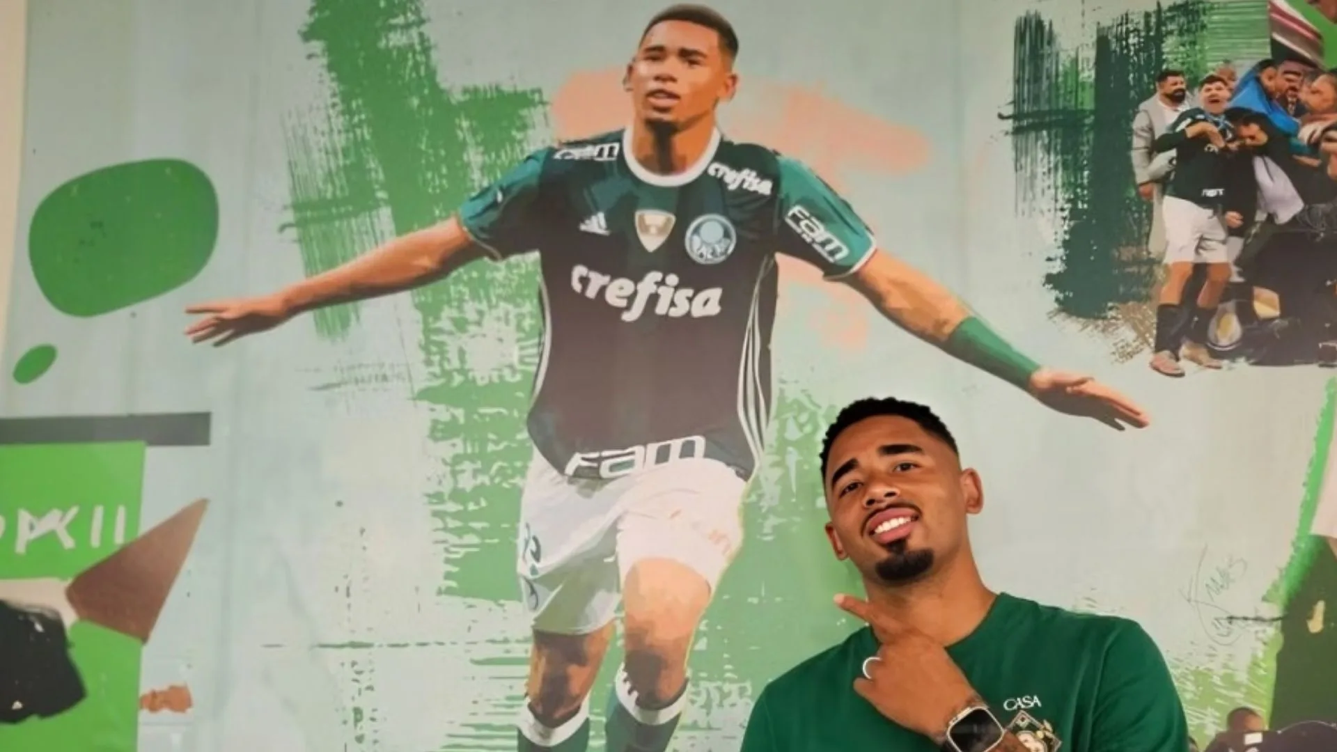 Leila Pereira encerra assunto em resposta sobre Gabriel Jesus no Palmeiras