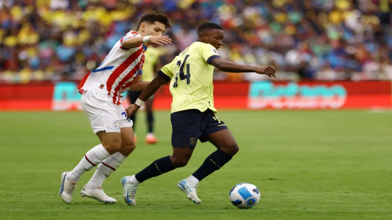 Equador fica no empate com o Paraguai e pode ser ultrapassado pelo Brasil