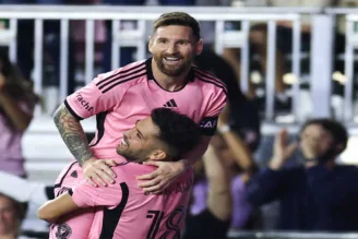 Jordi Alba e Lionel Messi - Inter Miami