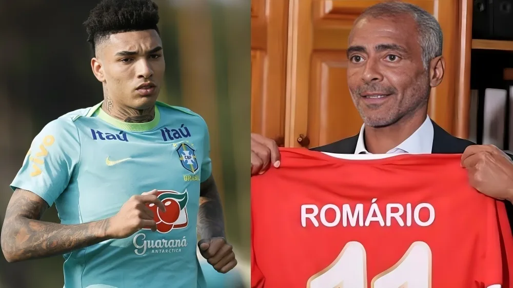 Igor Jesus, do Botafogo, põe Romário abaixo de atacante do futebol brasileiro