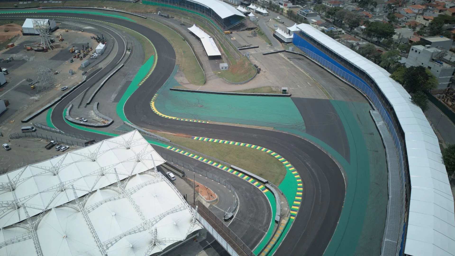 Fórmula 1 hoje: Interlagos recebe obras no asfalto para o GP São Paulo